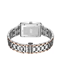 Jbw Women's Mink Diamond (1/8 ct.t.w.) Stainless Steel Watch