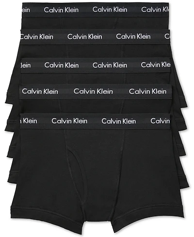 Calvin Klein Men's 5-Pack Cotton Classic Trunk Underwear