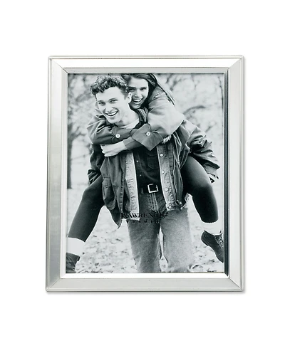 Lawrence Frames Brushed Silver Plated Metal Picture Frame