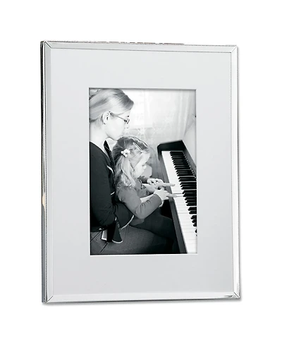 Lawrence Frames Silver Plated Matted Picture Frame - 5" x 7"