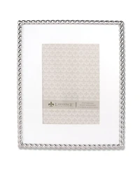 Lawrence Frames 710080 Silver Metal Rope 8x10 Matted For Picture Frame - 5" x 7"
