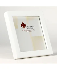 Lawrence Frames White Wood Picture Frame - Gallery Collection - 4" x 4"