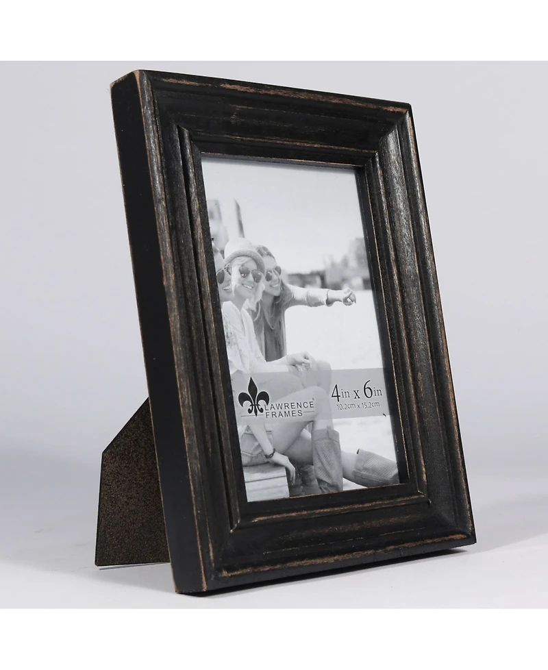 Lawrence Frames Durham Weathered Black Wood Picture Frame