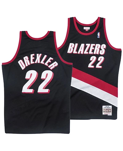 Mitchell & Ness Big Boys Clyde Drexler Portland Trail Blazers Hardwood Classic Swingman Jersey
