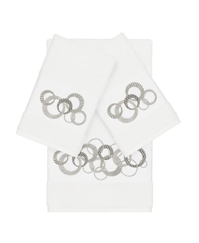 Linum Home Turkish Cotton Annabelle -Pc. Embellished Towel Set