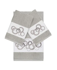 Linum Home Turkish Cotton Annabelle -Pc. Embellished Towel Set