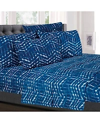 Sweet Home Collection Printed 6-Pc. Sheet Set