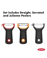 Oxo Good Grips Assorted Prep Y-Peelers, Set of 3