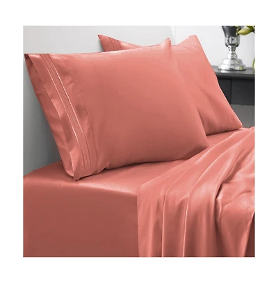 Sweet Home Collection Microfiber 3-Pc. Sheet Set