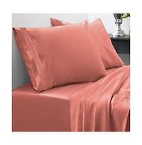 Sweet Home Collection Microfiber 3-Pc. Sheet Set