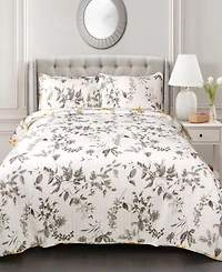 Lush Decor Penrose Floral 3-Pc. Quilt Set