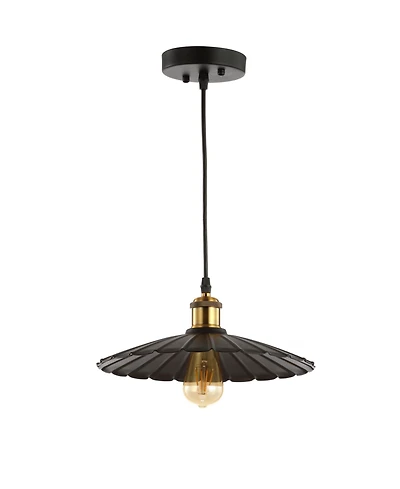 Jonathan Y Lotus 12.25" Adjustable Led Pendant