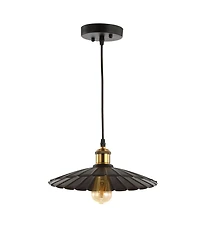 Jonathan Y Lotus 12.25" Adjustable Led Pendant