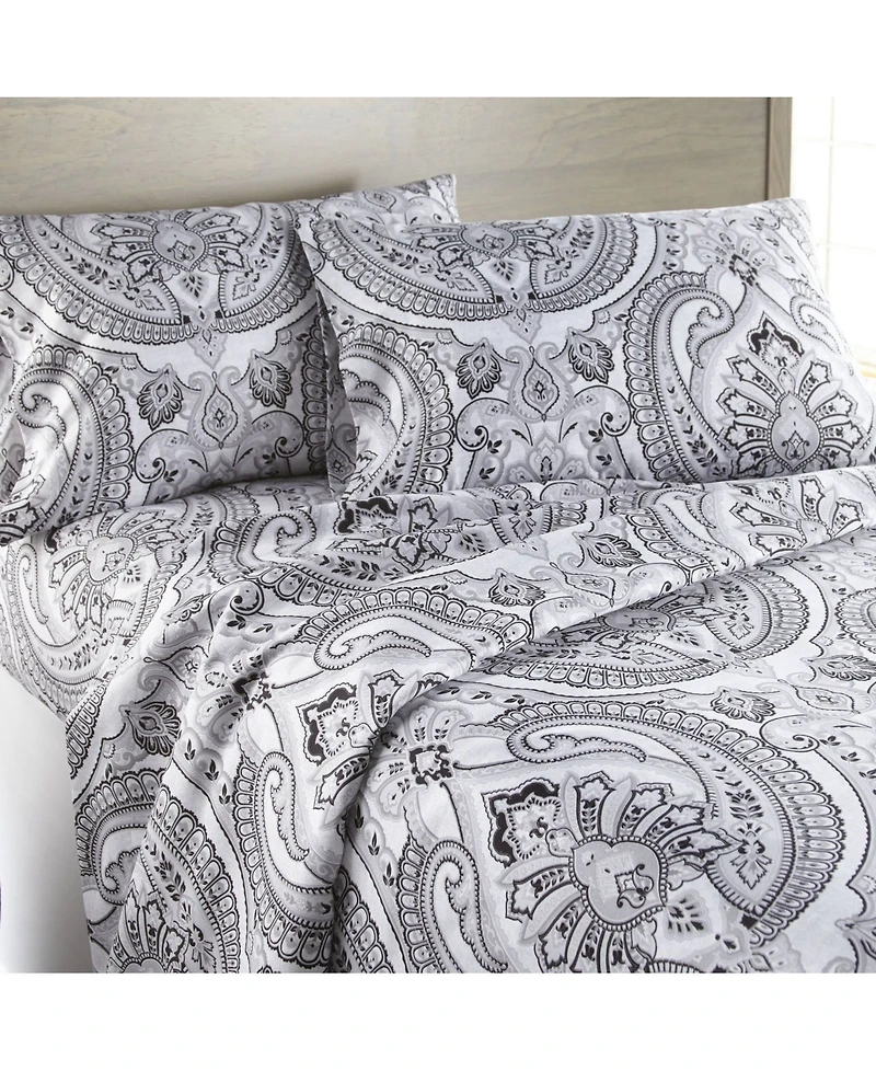 Southshore Fine Linens Classic Paisley Ultra-Soft 4-Pc. Sheet Set