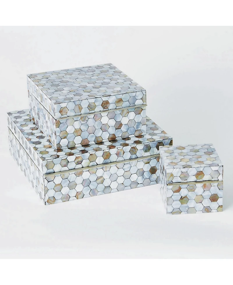Global Views Mother of Pearl Box Medium