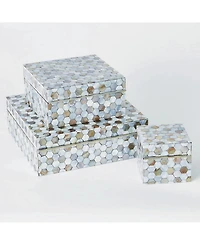 Global Views Mother of Pearl Box Medium