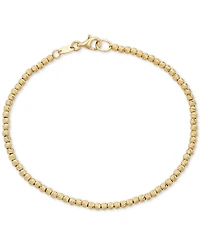 Italian Gold Beaded Bracelet in 14k Gold