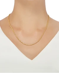 Italian Gold Box 20" Chain Necklace in 14k Gold