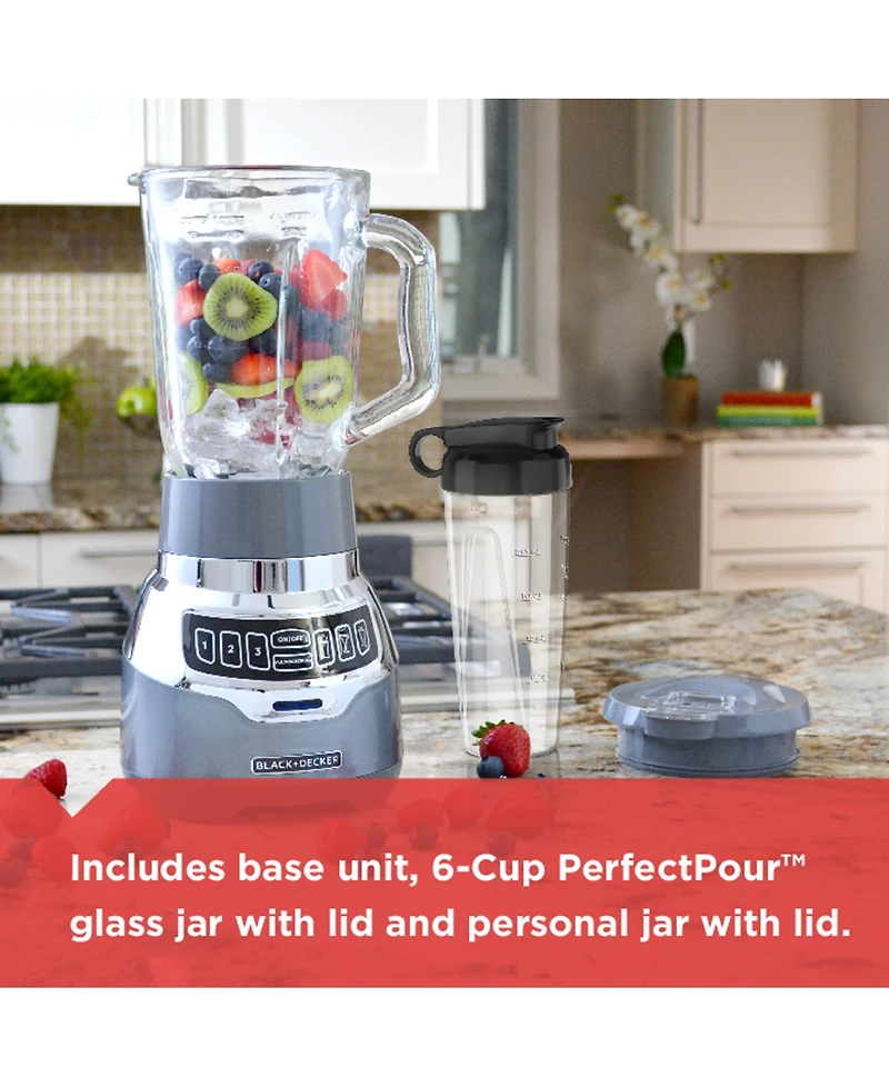 Black & Decker PowerCrush Digital Blender with Quiet Technology