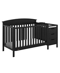 Graco Benton 4-in-1 Convertible Crib and Changer (Pebble Gray)