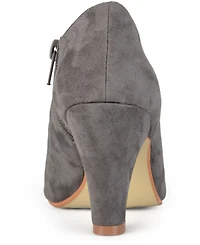 Journee Collection Women's Piper Cagey Upper Round Toe Dress Shooties