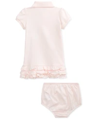 Polo Ralph Lauren Baby Girls Ruffled Trim Cupcake Dress