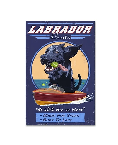 Lantern Press 'Dog 4' Canvas Art - 12" x 19"