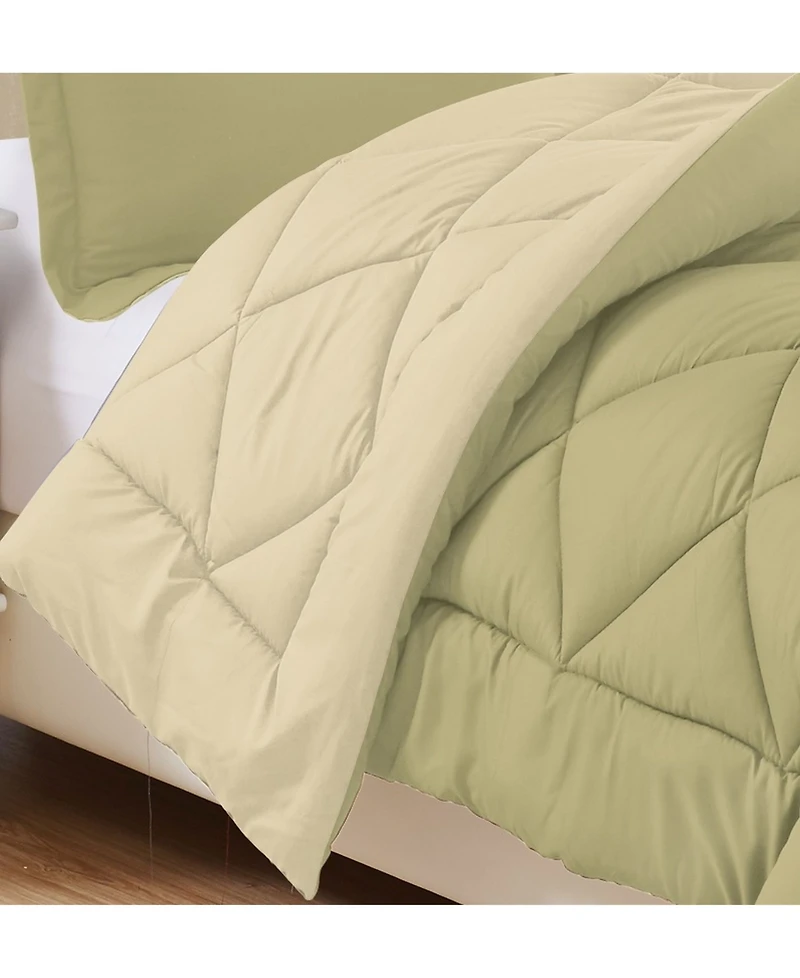 Elegant Comfort Reversible Down Alternative 3 Pc. Comforter Sets, King/California King