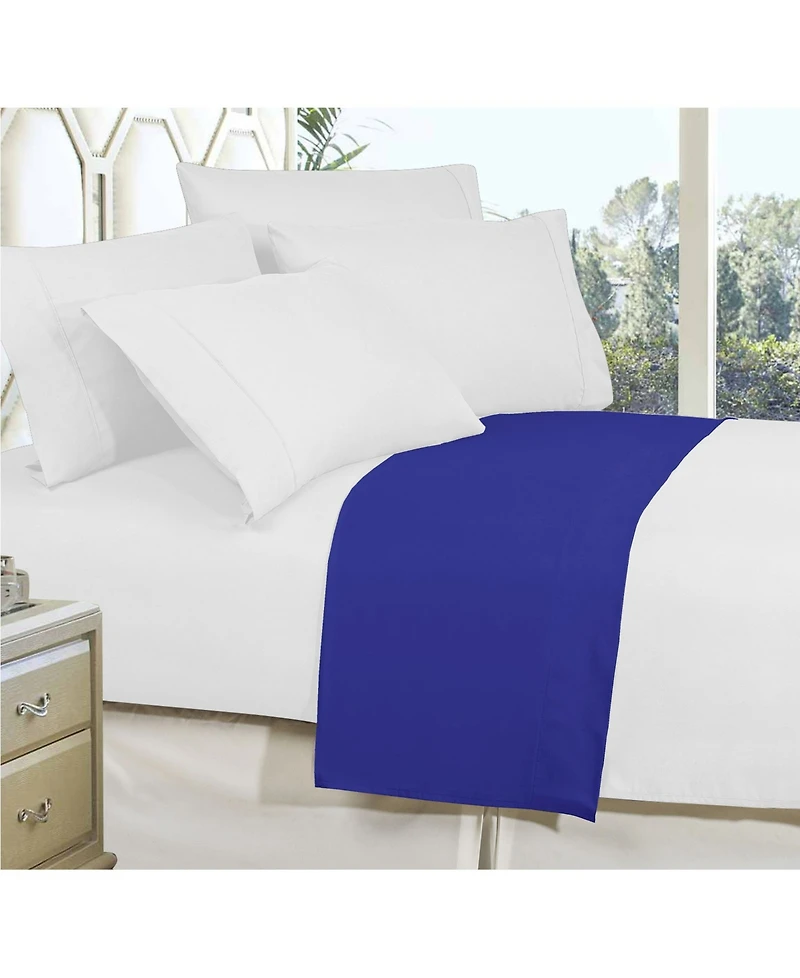 Elegant Comfort Silky Soft Flat Sheet