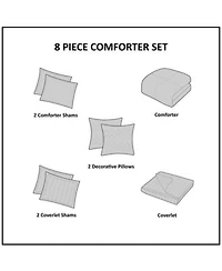 Madison Park Heritage 8 Pc. Comforter Coverlet Sets