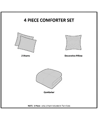 Intelligent Design Felicia Velvet 4-Pc. Comforter Set, Full/Queen