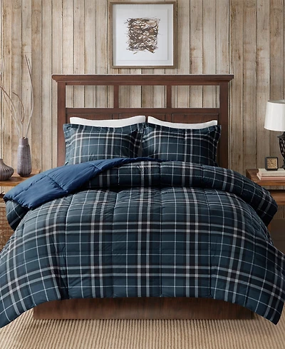 Woolrich Flint Cozy-Spun Down-Alternative Comforter Set, King