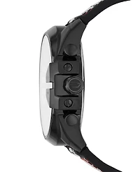 Diesel Men's Chronograph Mega Chief Black Silicone Strap Watch 51mm