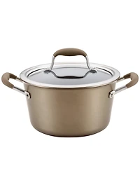 Anolon Advanced Home Hard-Anodized Nonstick 4.5-Qt. Tapered Saucepot