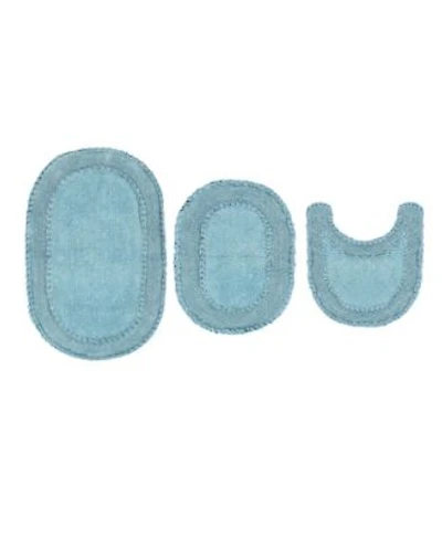 Home Weavers Double Ruffle Bath Rugs