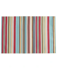Summer Stripe Polyester Placemat, Set of 6