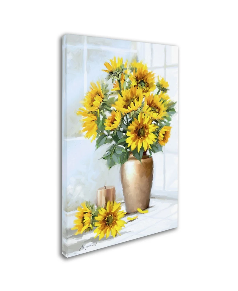 The Macneil Studio 'Sunflowers' Canvas Art - 12" x 19"