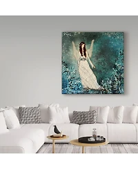Janelle Nichol 'Winter Angel' Canvas Art - 24" x 24"