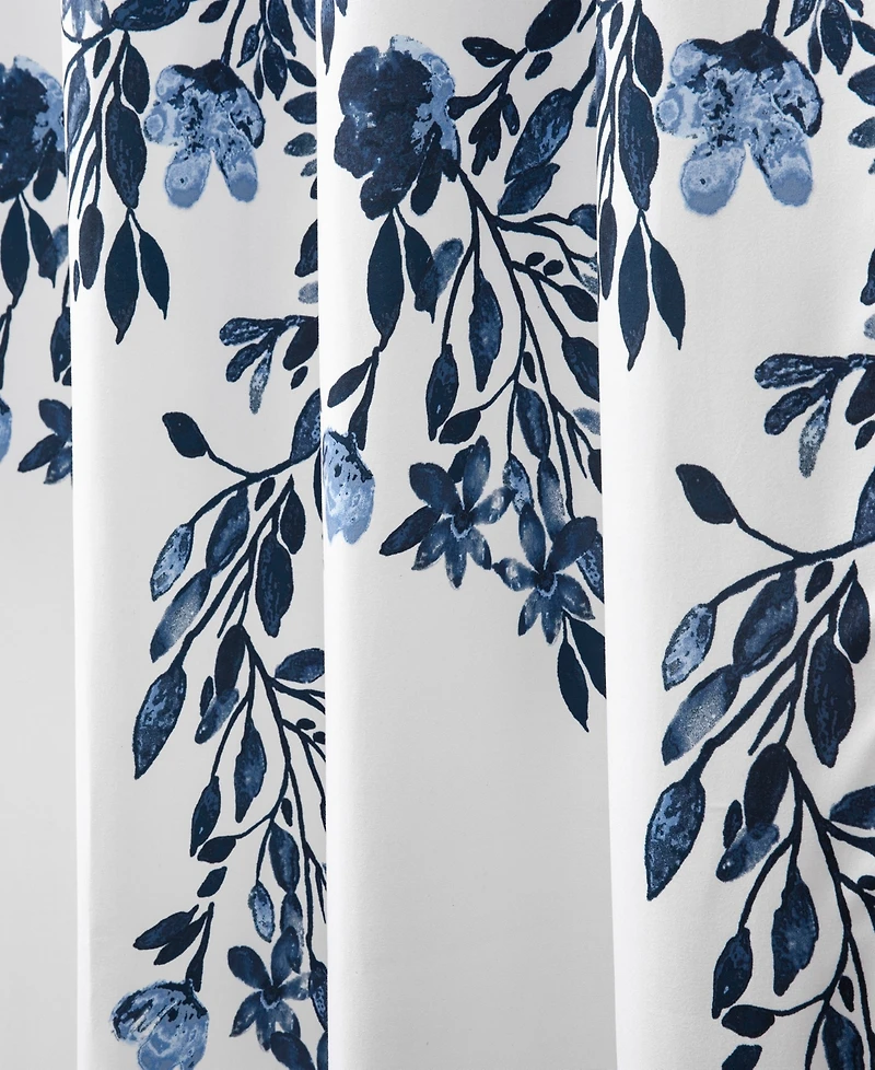 Lush Decor Tanisha Floral Shower Curtain, 72" x
