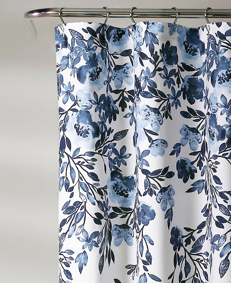 Lush Decor Tanisha Floral Shower Curtain, 72" x