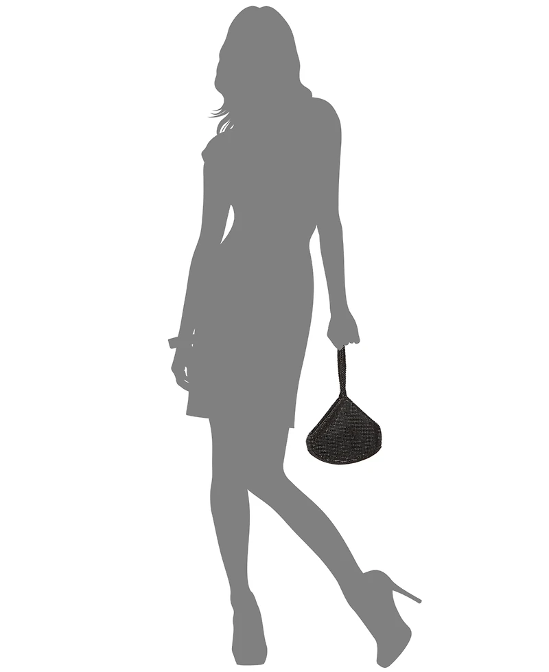 I.n.c. International Concepts Doris Sparkle Mesh Pouch, Exclusively at Macy's