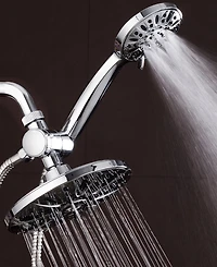 AquaDance Premium High Pressure 3-way Rainfall Combo Shower Head
