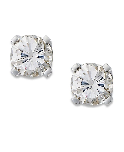 Round-Cut Diamond Stud Earrings 10k White or Yellow Gold (1/5 ct. t.w.)