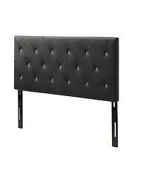 Ac Pacific Contemporary Crystal Diamond Tufted Queen Headboard