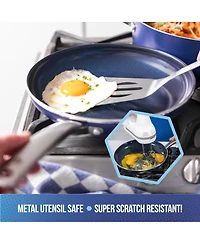 Blue Diamond 20-Pc. Ceramic Non-Stick Diamond-Infused Cookware Set