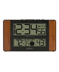 La Crosse Technology Atomic Digital Clock with Temperature and Moon Phase