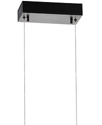 Jonathan Y Ned 39" Dimmable Adjustable Integrated Led Metal Linear Pendant