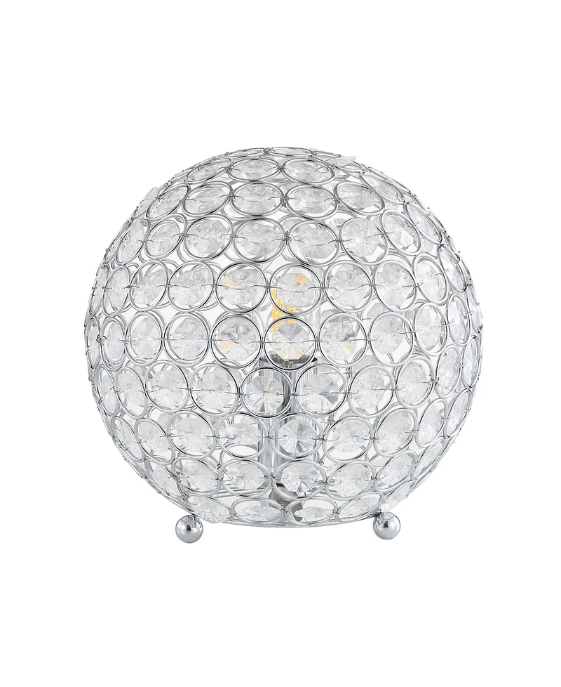 Jonathan Y Gemma 8.25" Acrylic/Metal Led Table Lamp