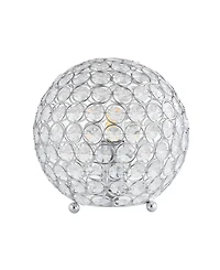 Jonathan Y Gemma 8.25" Acrylic/Metal Led Table Lamp