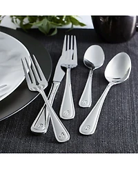 Riverridge Marina 46 Piece Monogrammed Flatware Set - Q, Service for 8